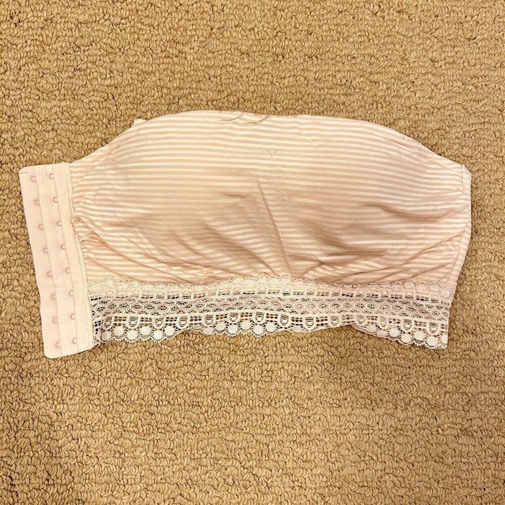 6IXTY 8IGHT Blush Pink Strapless Bandeau Bra Top 34B